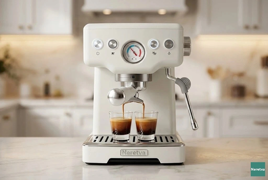 Neretva 15 Bar Espresso Machine front view