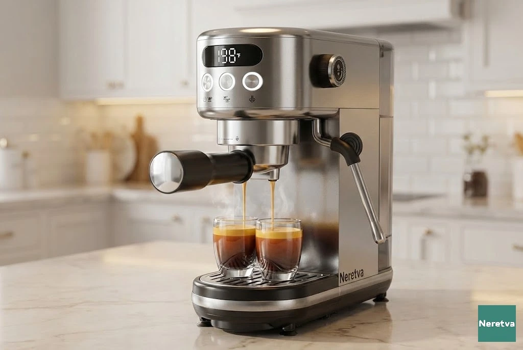 Neretva 20 Bar Espresso Machine front view